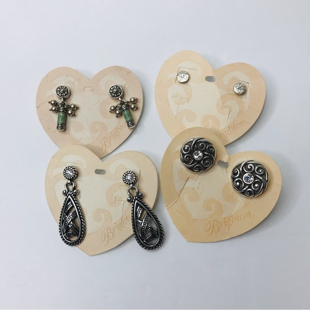 BRIGHTON Silver Earrings Bundle